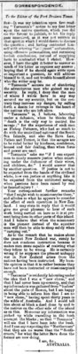 Port Denison Times, 20 January 1866, p2